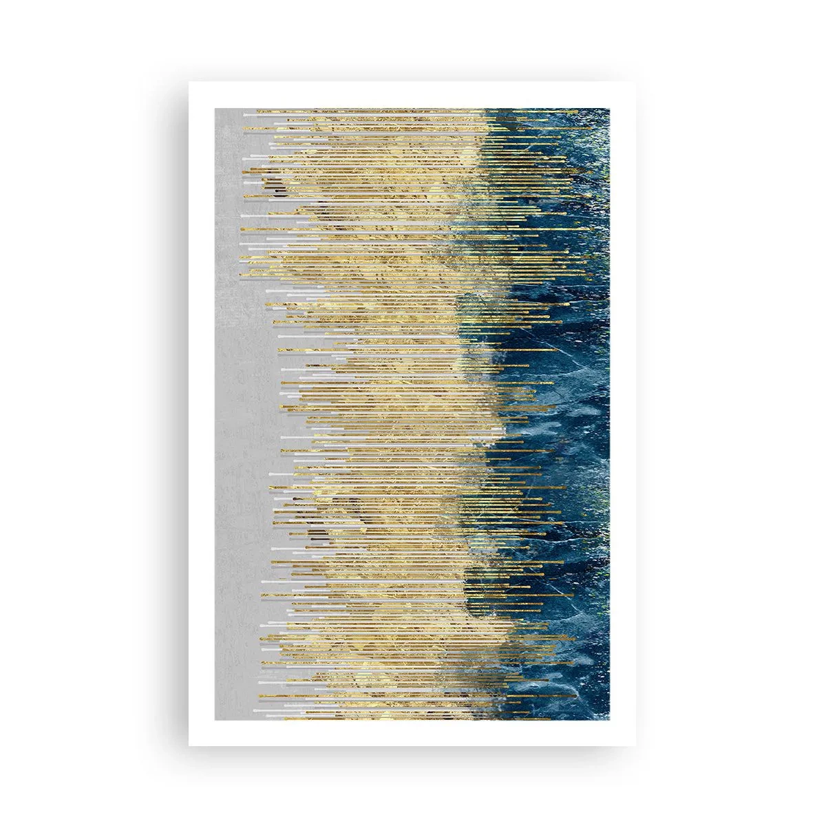 Plagát - Pozlátená hranica - 61x91 cm