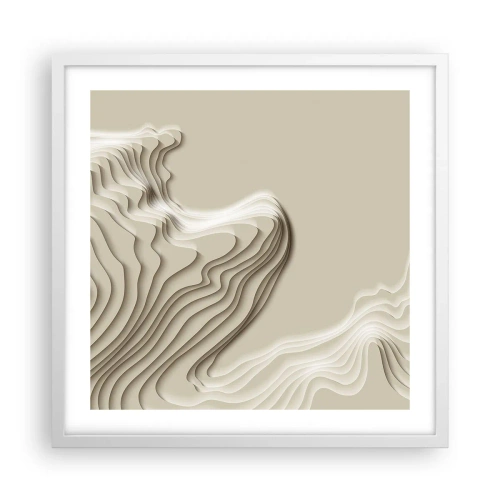 Plagát v bielom ráme - Topografia umenia - 50x50 cm