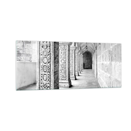 Obraz na skle - Kam…? - 100x40 cm