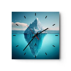 Nástenné hodiny - Ľadová kráľovná - 40x40 cm