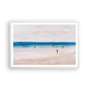 Plagát v bielom ráme - Prirodzená potreba - 91x61 cm