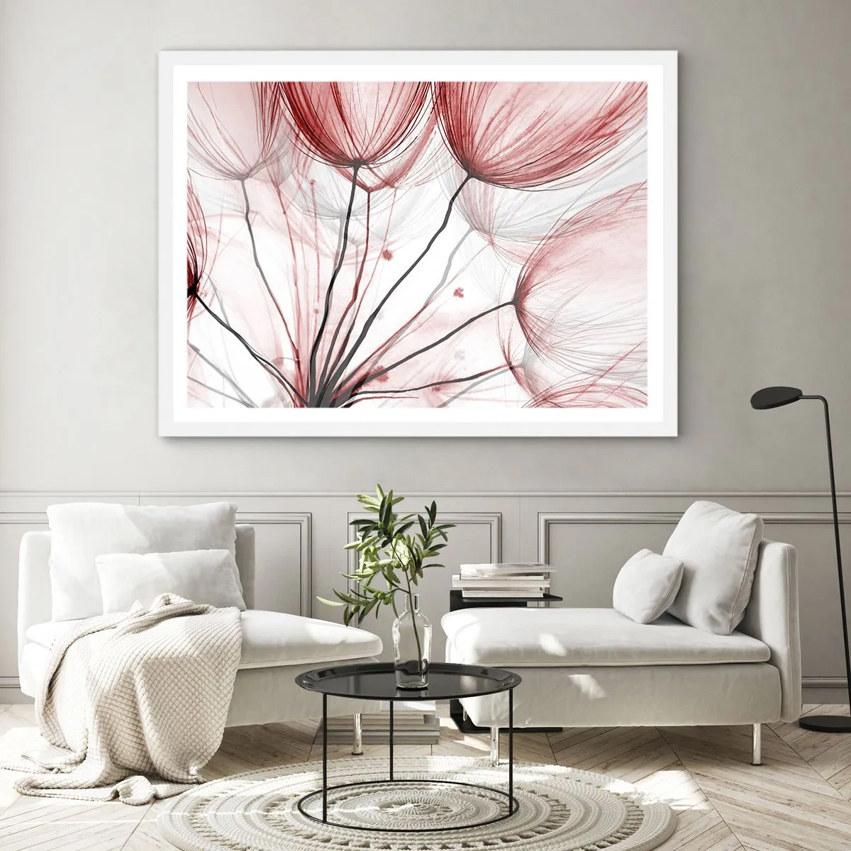 Plagát v bielom ráme - Pred odletom - 40x30 cm