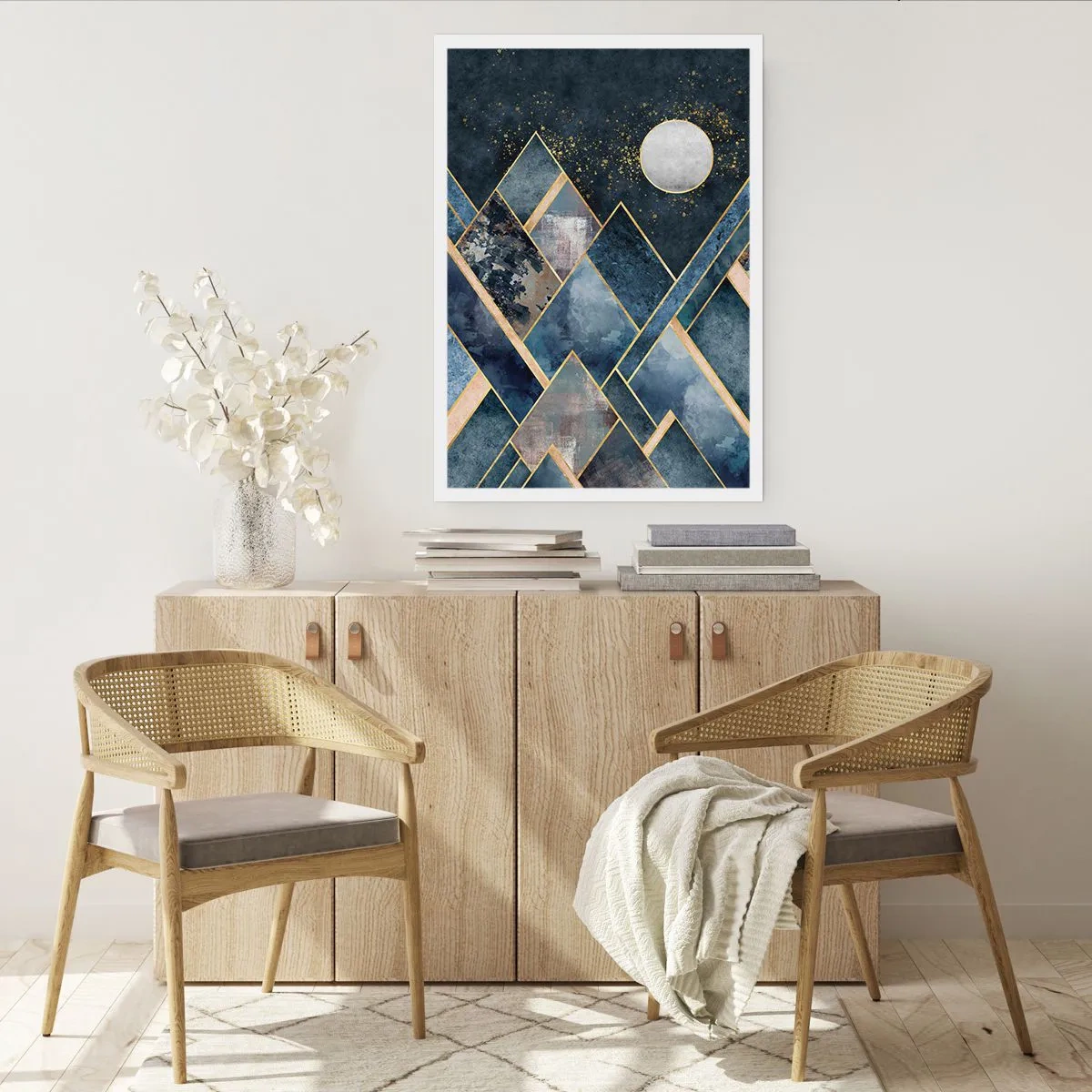 Plagát - Geometrická krajina - 50x70 cm