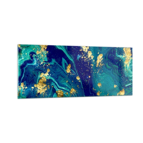 Obraz na skle - Plátky slnka  - 100x40 cm