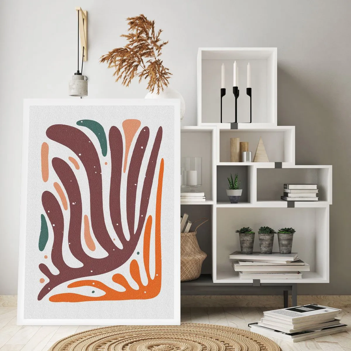Plagát - Organická a radiálna kompozícia - 70x100 cm