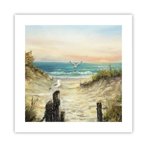 Plagát - Bezvetrie a samota - 40x40 cm