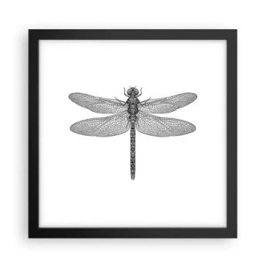 Plagát v čiernom ráme - Presnosť prírody - 30x30 cm