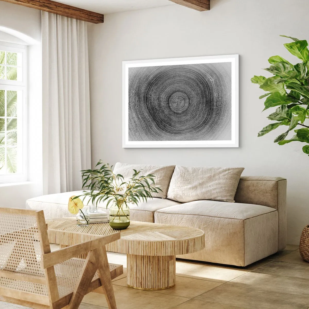 Plagát v bielom ráme - Znamenie doby - 50x40 cm