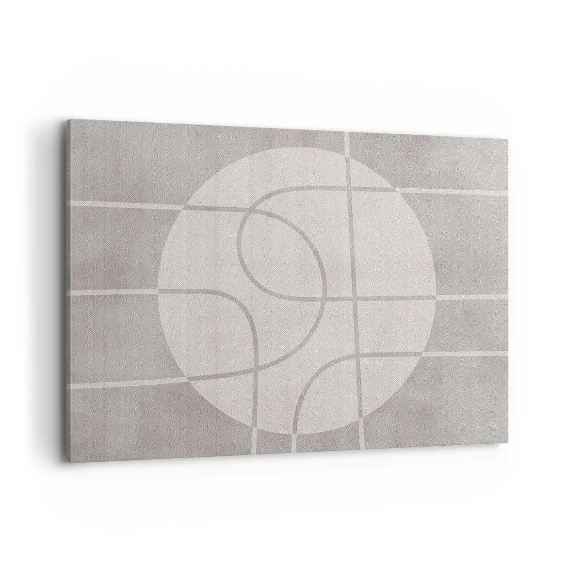 Obraz na plátne - Kruhovo a priamo - 100x70 cm