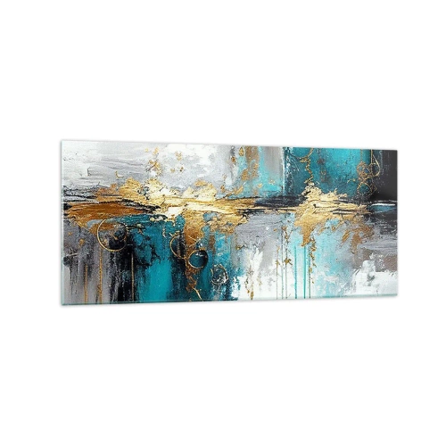 Obraz na skle - Všetko plynie - 120x50 cm