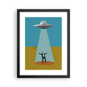 Plagát v čiernom ráme - Blízke stretnutie - 30x40 cm