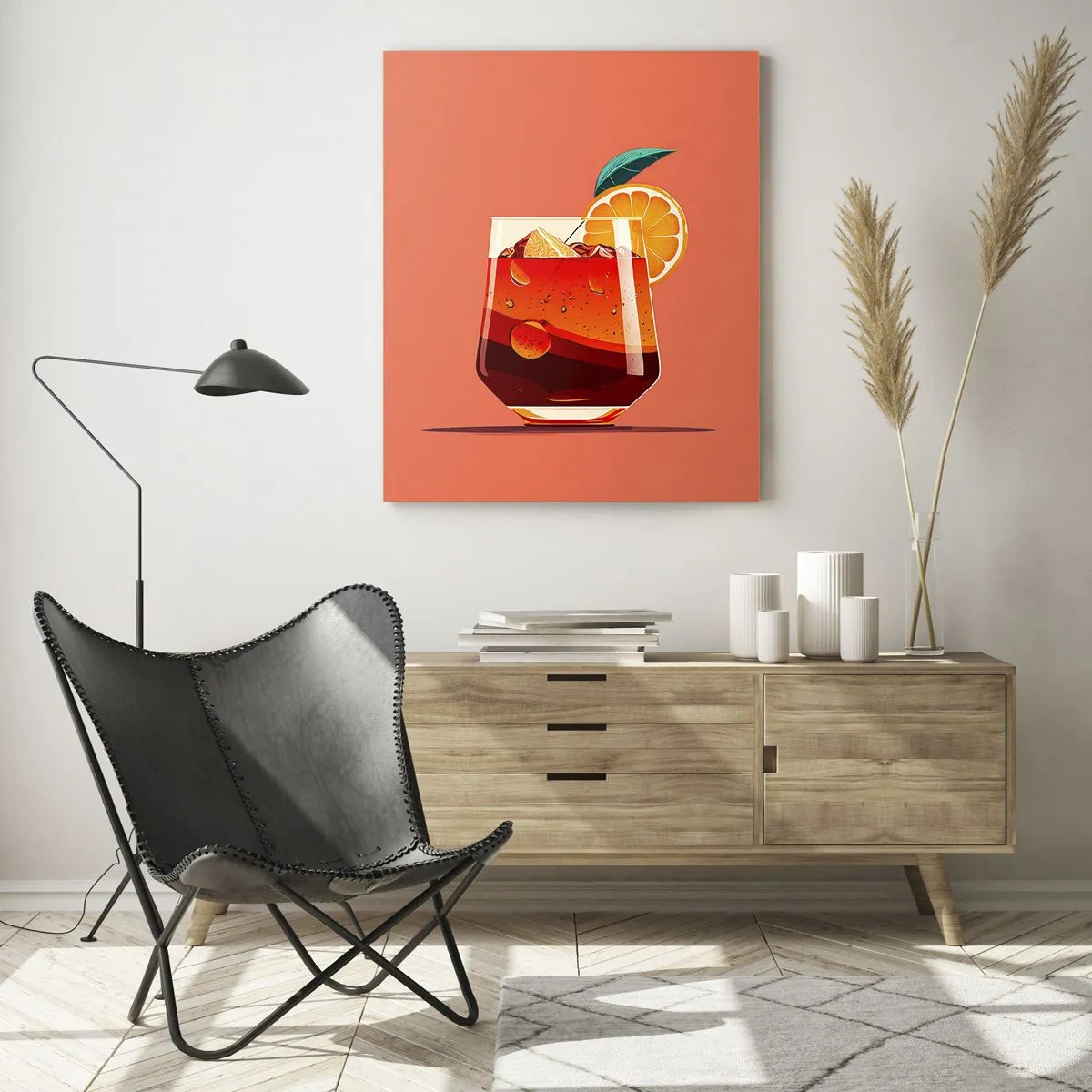 Obraz na skle - Letné osvieženie - 50x70 cm