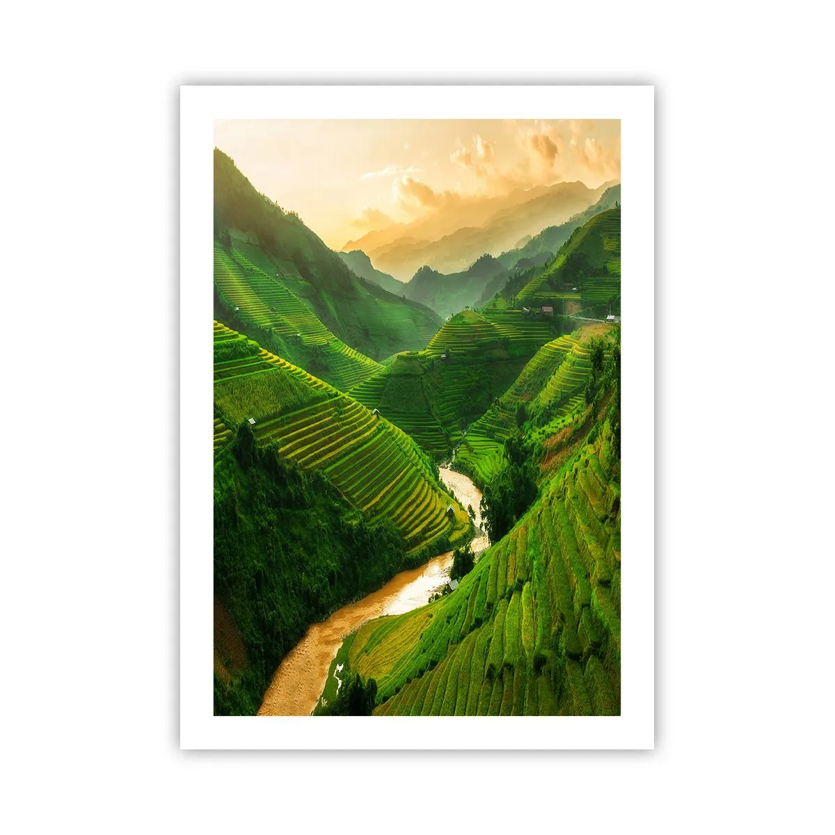 Plagát - Vietnamské údolie - 50x70 cm