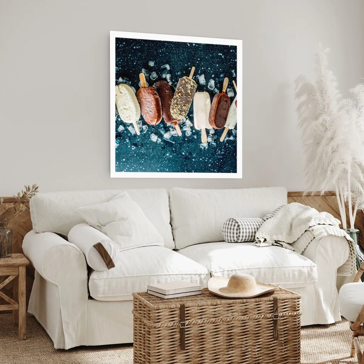 Plagát - Chuť horúceho leta - 40x40 cm