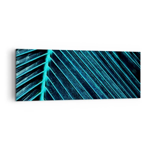 Obraz na plátne - Textúra zelene - 140x50 cm