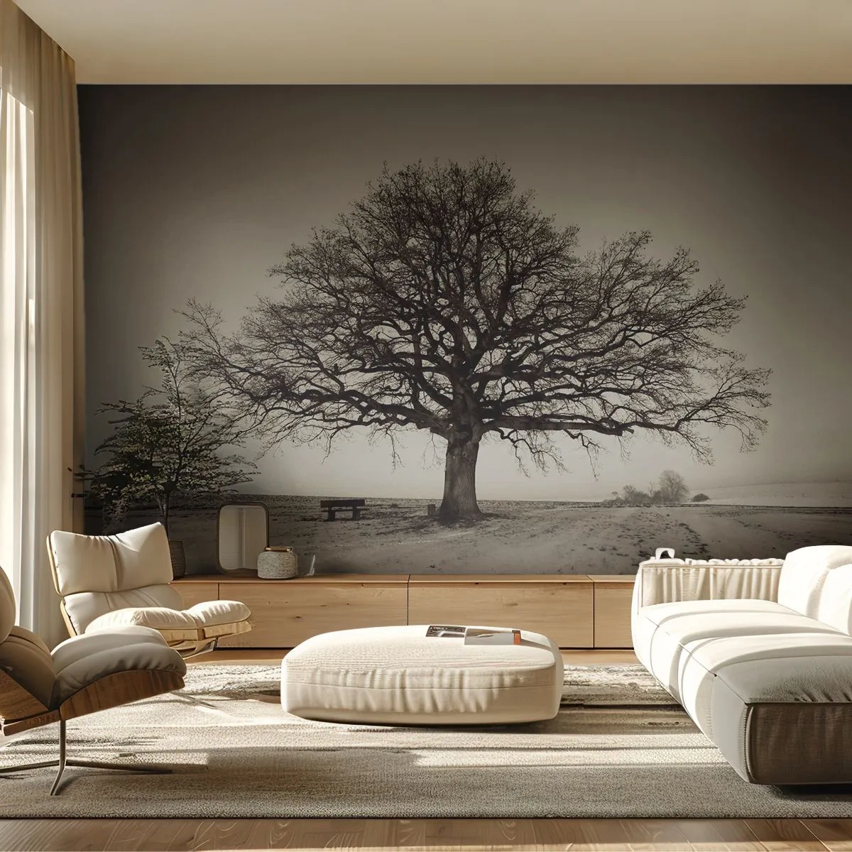 Fototapeta Standard Eco - Odtiaľ až do večnosti - Krajina, Strom, Príroda - 400x280 cm
