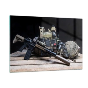 Obraz na skle - Pohov! - 120x80 cm