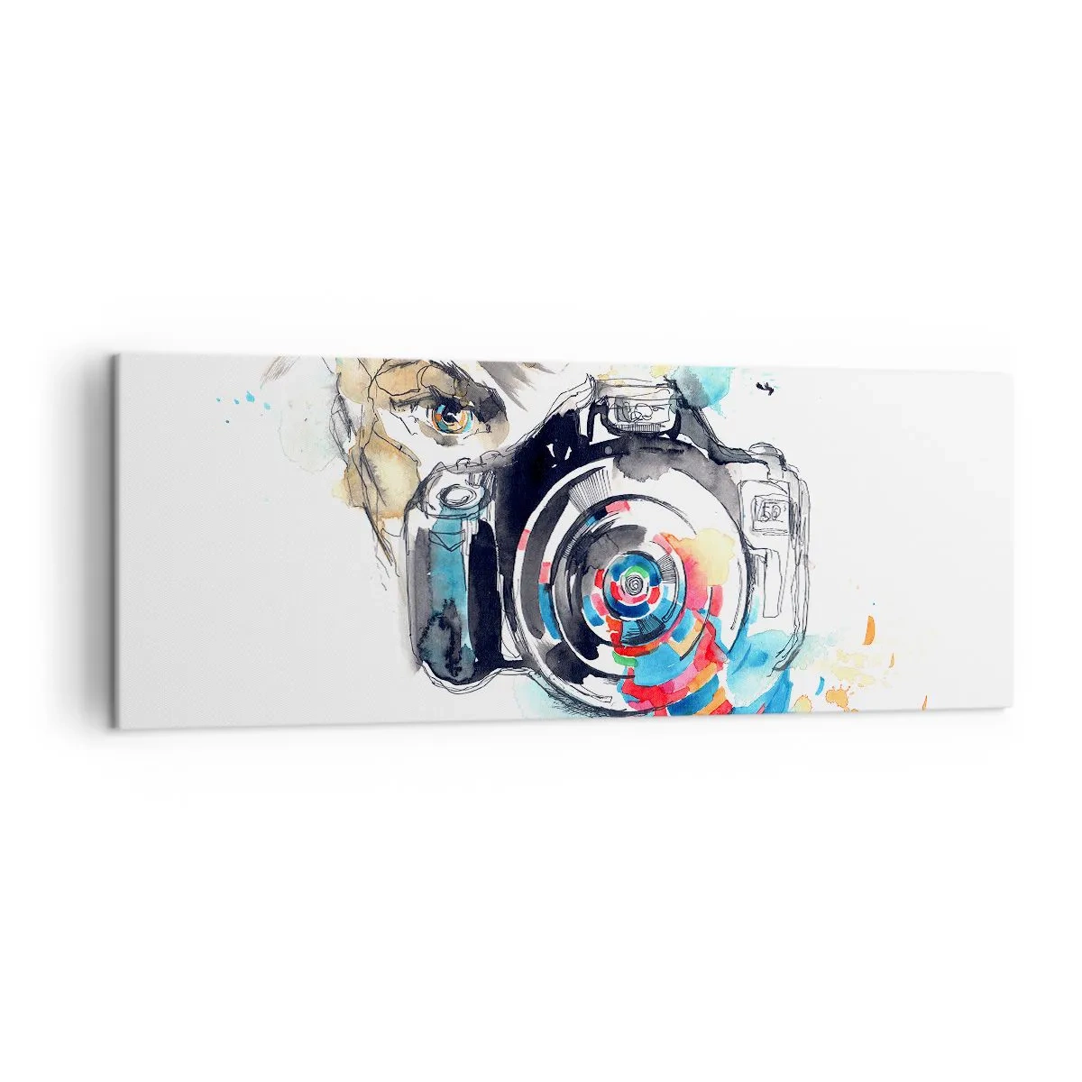 Obraz na plátne - Okom objektívu - 140x50 cm