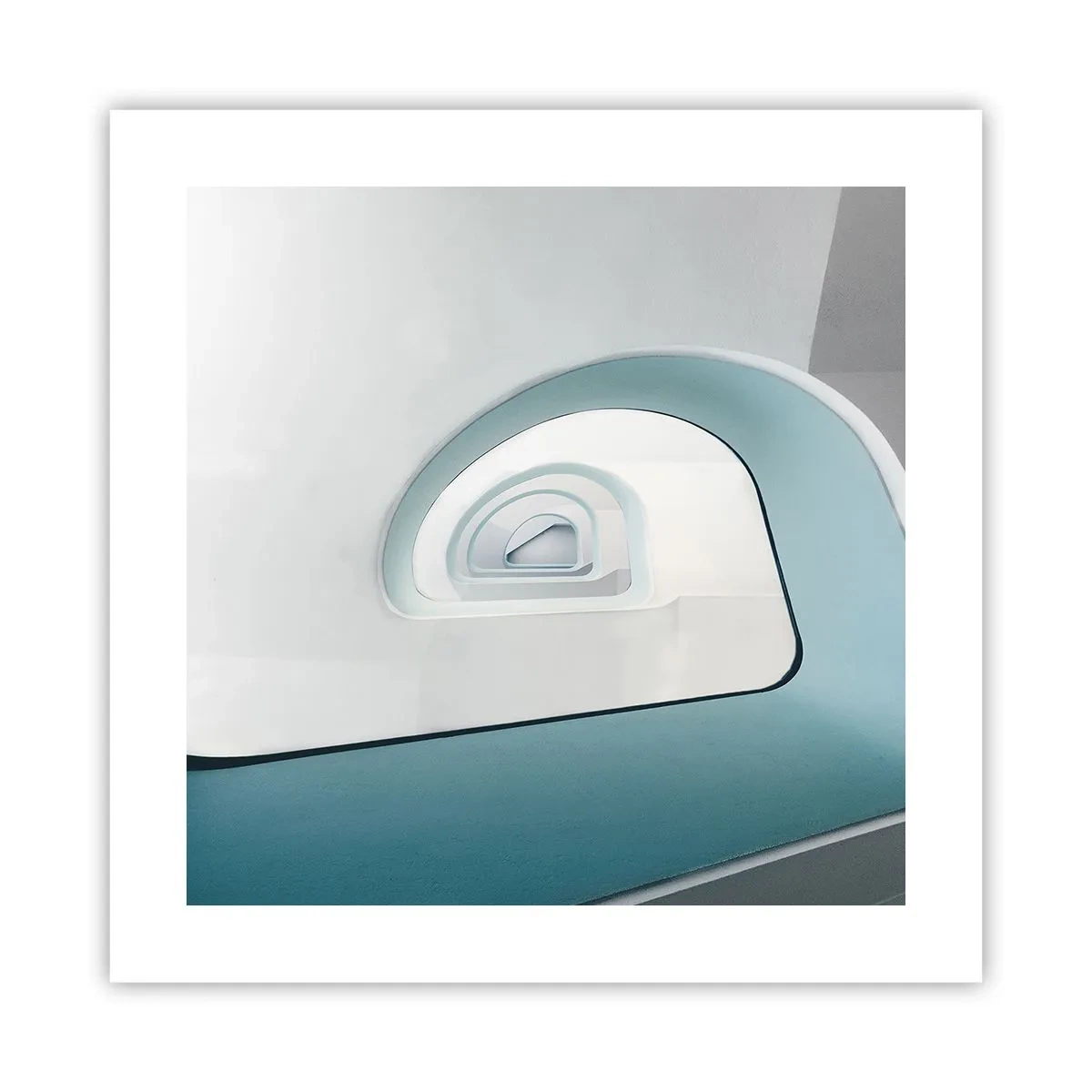 Plagát - Na dno modrej - 40x40 cm