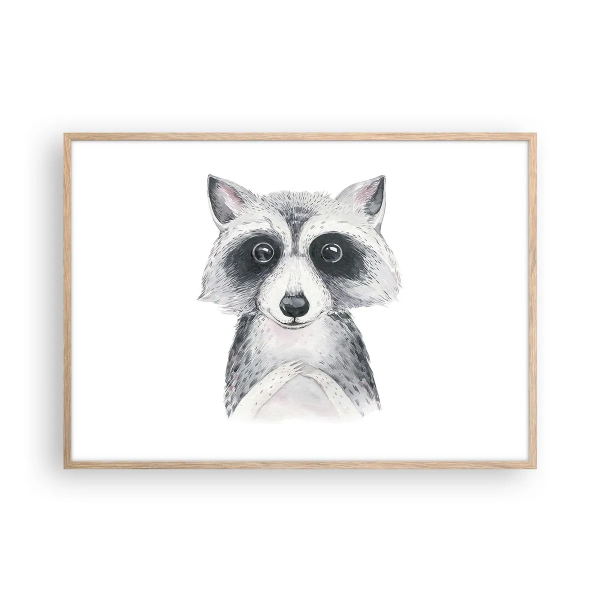 Plagát v ráme zo svetlého duba - Chvíľa dojatia - 100x70 cm