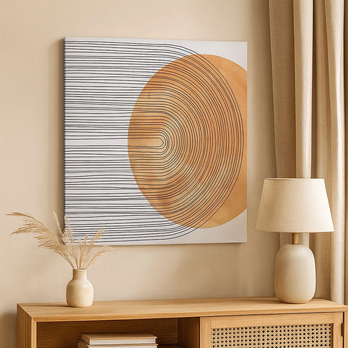 Obraz na plátne - Slnečná kompozícia - 30x30 cm