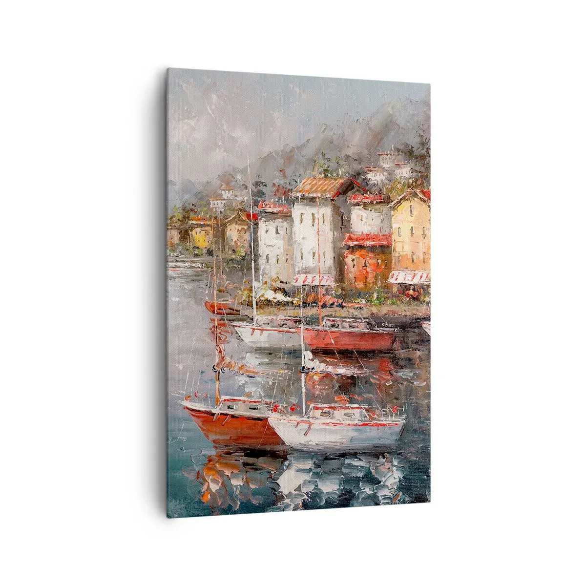 Obraz na plátne - Romantický prístav - 80x120 cm