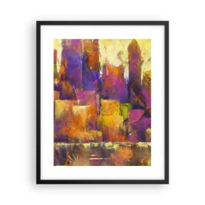 Plagát v čiernom ráme - Metropolitná kompozícia - 40x50 cm