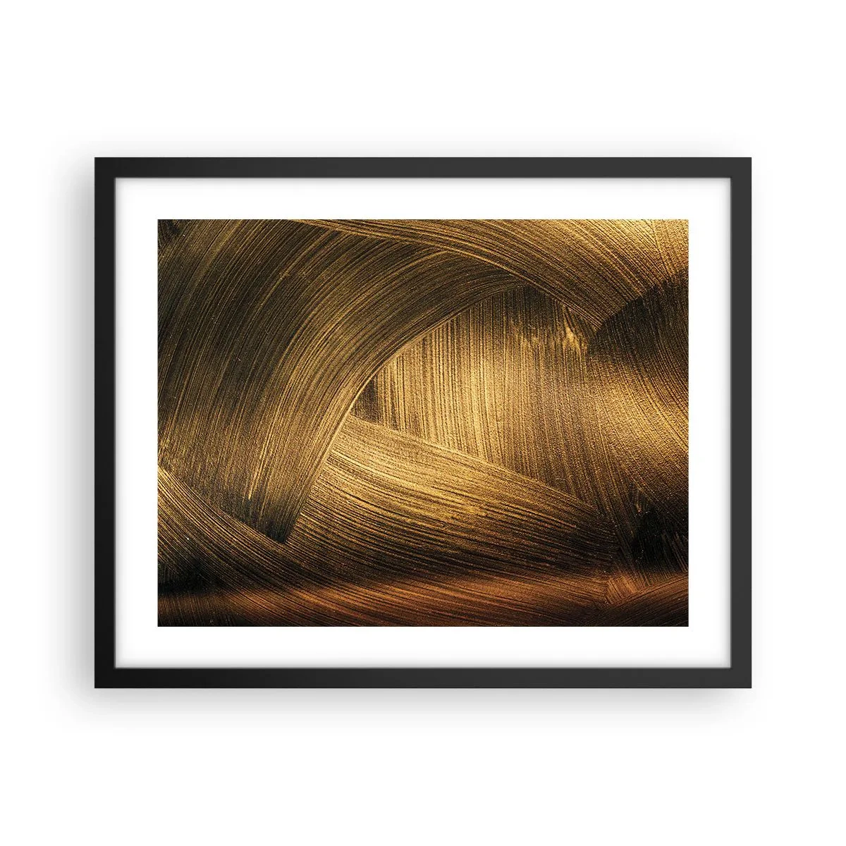 Plagát v čiernom ráme - V zlatom labyrinte - 50x40 cm