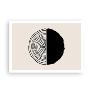 Plagát - Pol na pol - 100x70 cm