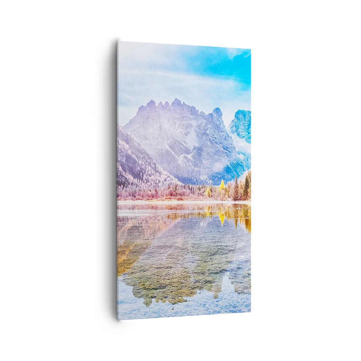 Obraz na plátne - A v horách už je jeseň - 65x120 cm