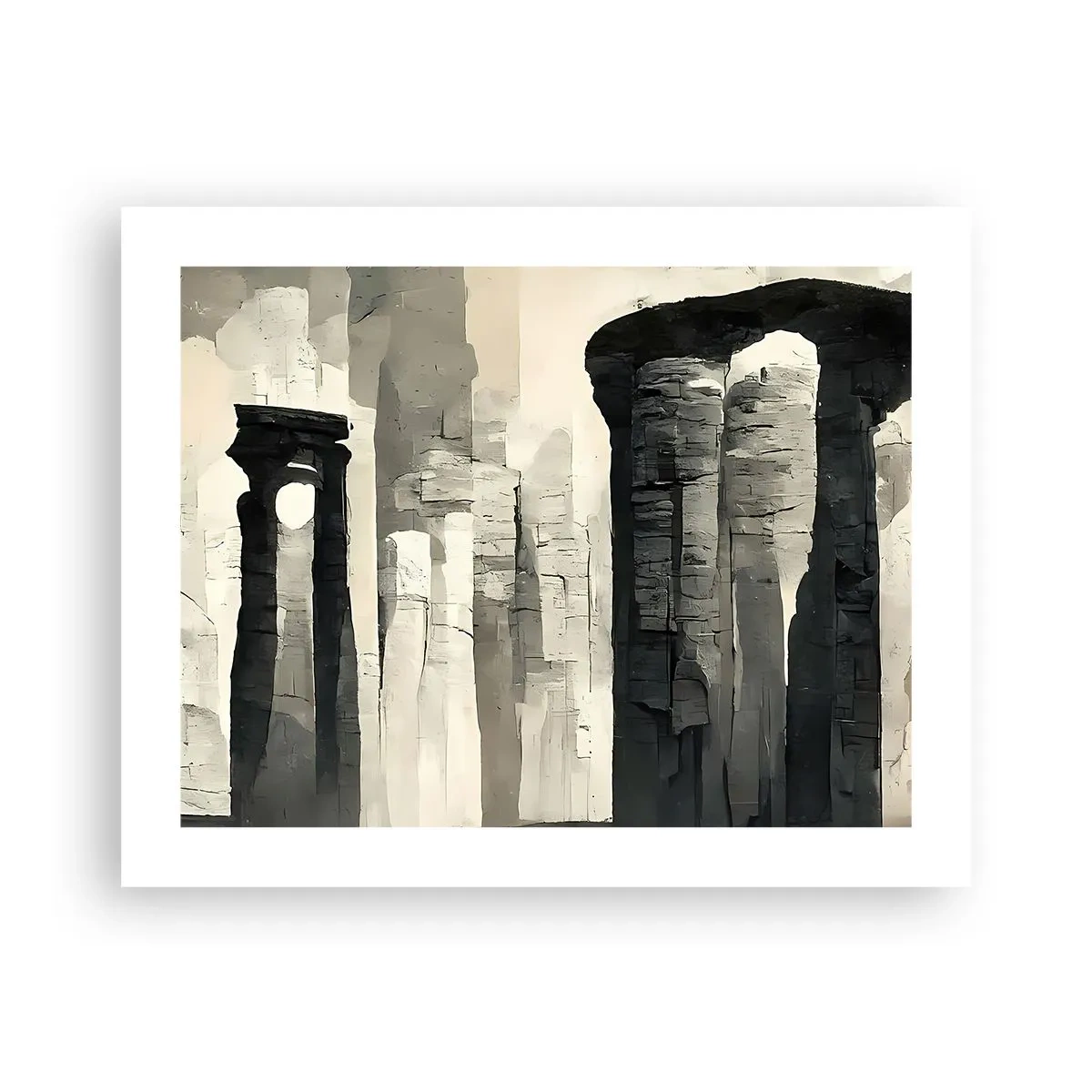 Plagát - Majestátnosť starožitnosti - 50x40 cm