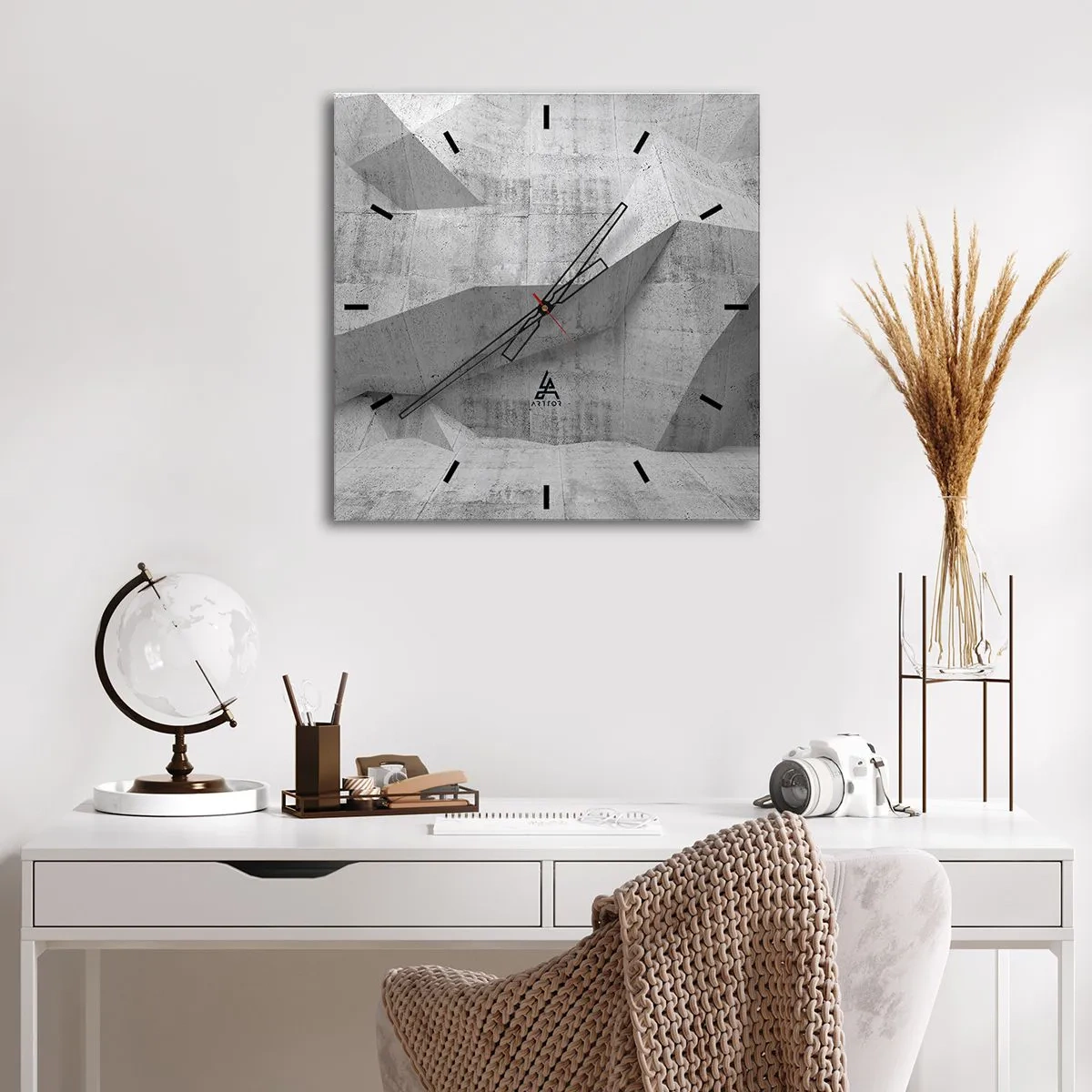 Nástenné hodiny - Skutočná výzva - 40x40 cm