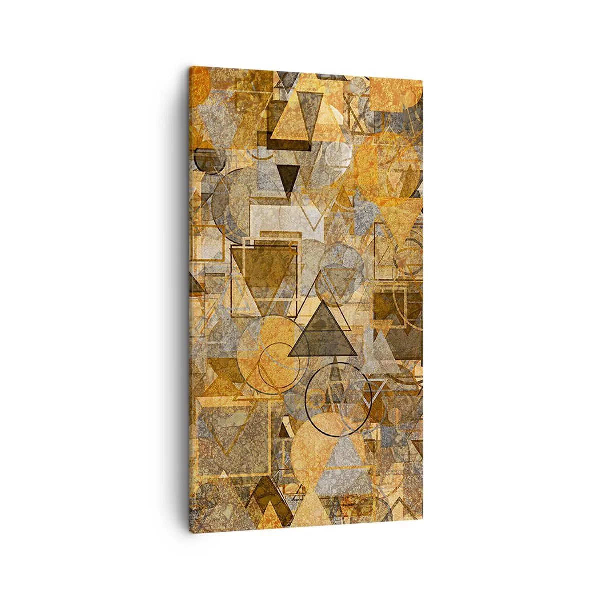 Obraz na plátne - Svet zachytený do tvaru - 45x80 cm