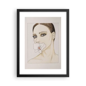 Plagát v čiernom ráme - Symbol elegancie a krásy - 30x40 cm