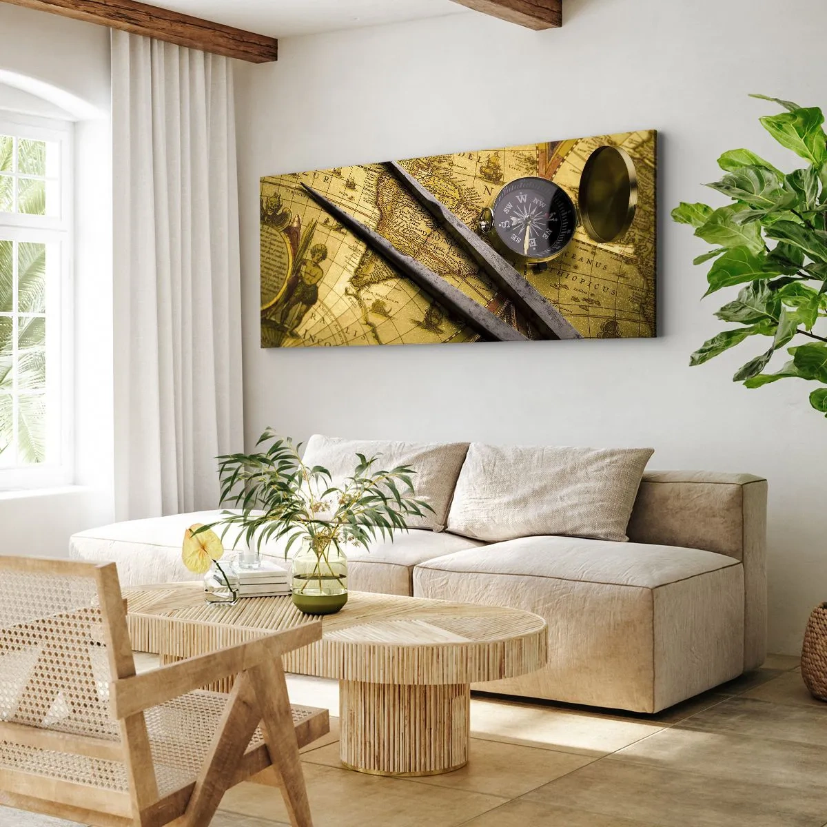 Obraz na plátne - Kde sú tie poklady? - 120x50 cm