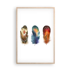 Plagát v ráme zo svetlého duba - Rituály, obrady, tajomstvá - 61x91 cm