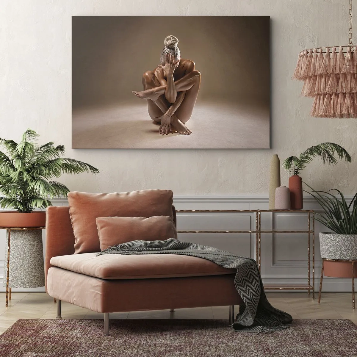 Obraz na plátne - Jednota tela a ducha - 100x70 cm