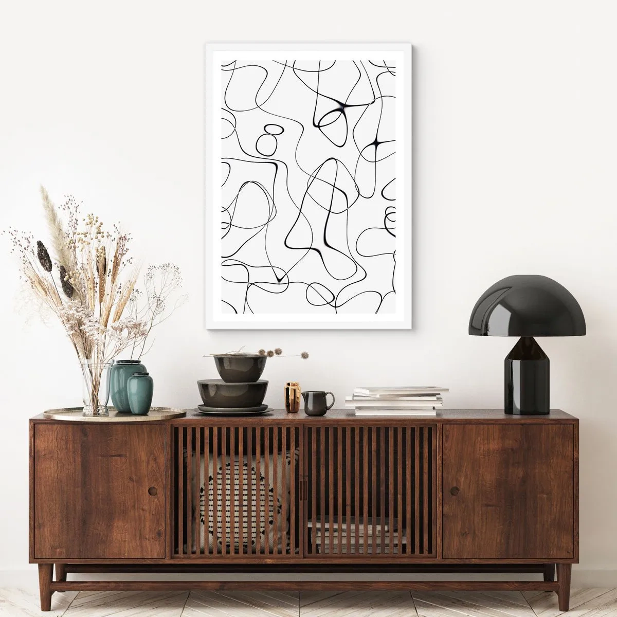 Plagát v bielom ráme - Cesty života, zákruty osudu - 61x91 cm