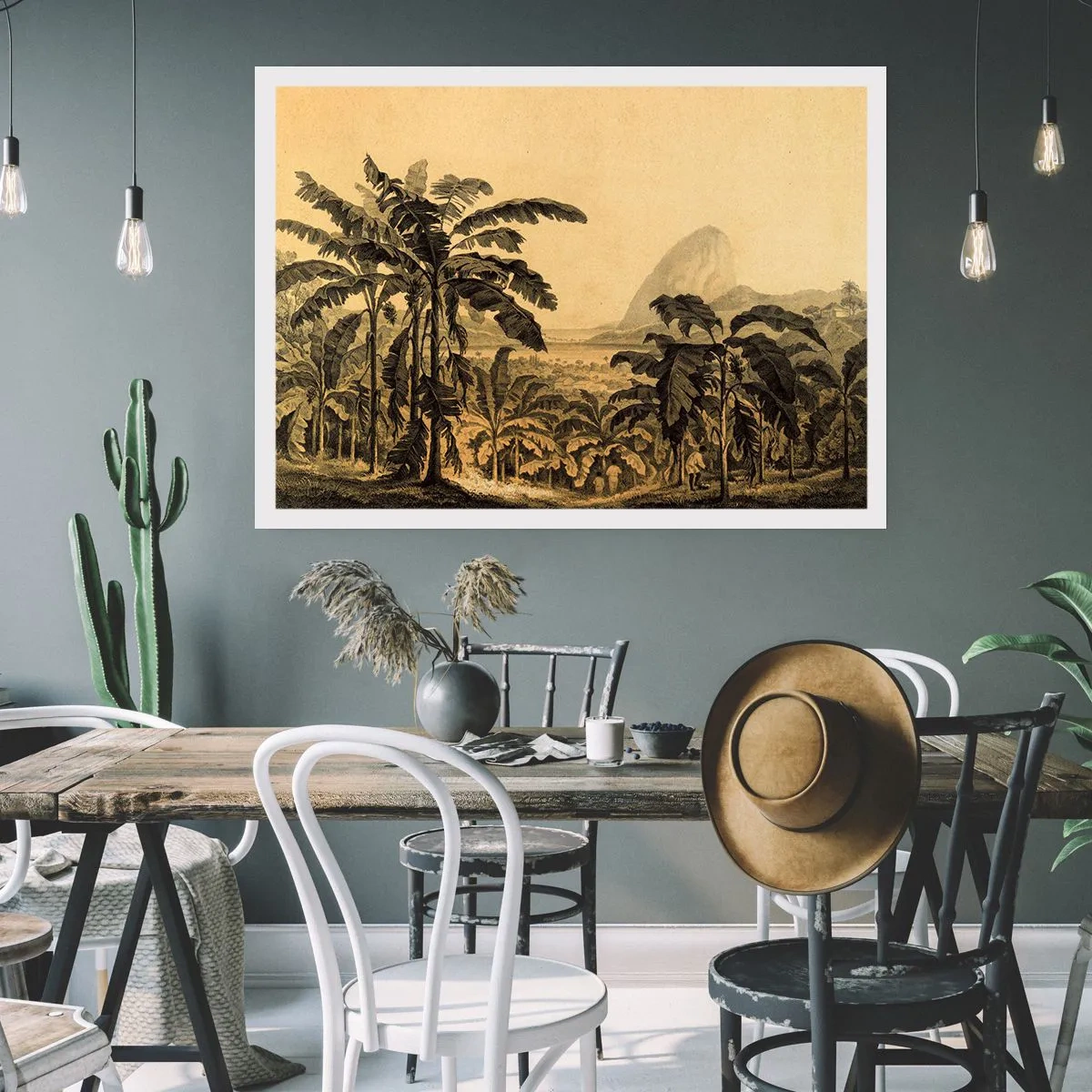 Plagát - V koloniálnom štýle - 100x70 cm