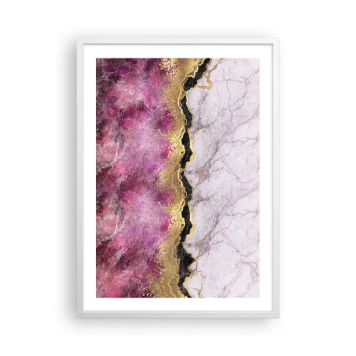 Plagát v bielom ráme - Na hranici - 50x70 cm