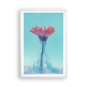 Plagát v bielom ráme - V osviežujúcom objatí - 61x91 cm