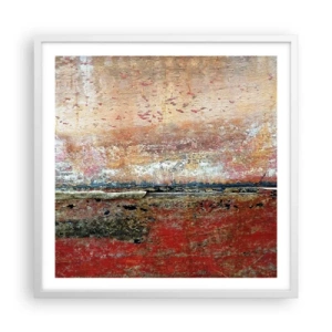 Plagát v bielom ráme - Možno je to more - 60x60 cm