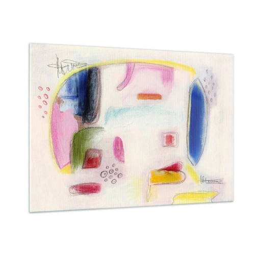 Obraz na skle - Viac konvexné ako konkávne alebo ploché - 100x70 cm