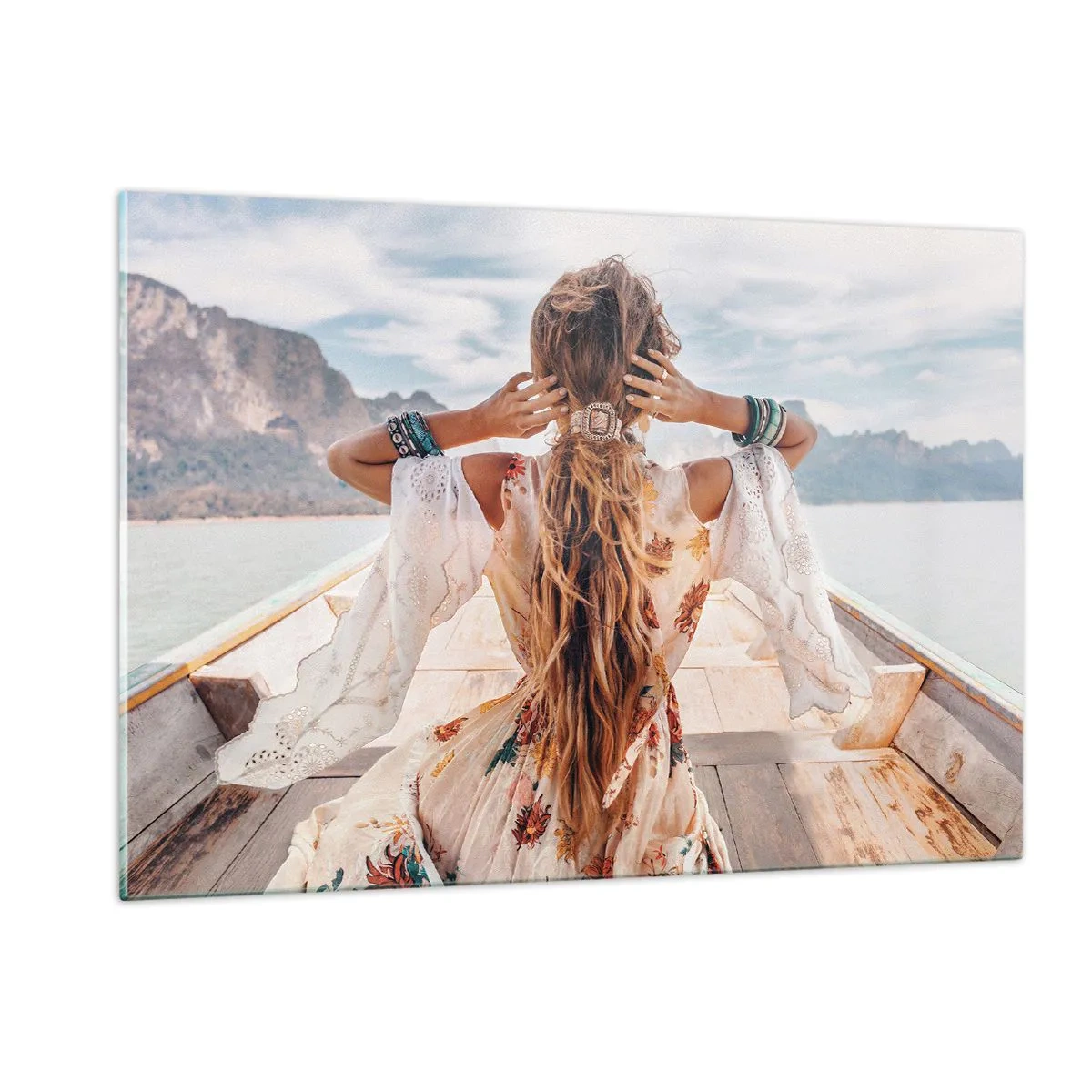 Obraz na skle - Na ceste ku šťastiu - 120x80 cm