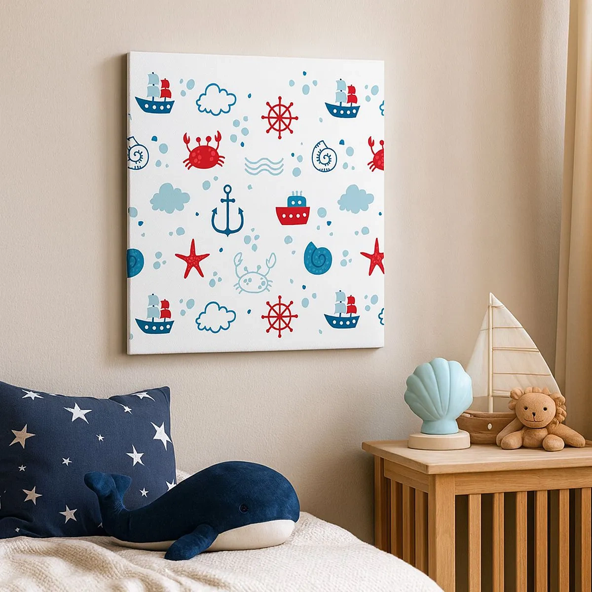 Obraz na plátne - Morská rozprávka - 30x30 cm