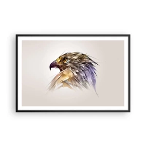 Plagát v čiernom ráme - Portrét bojovníka - 91x61 cm