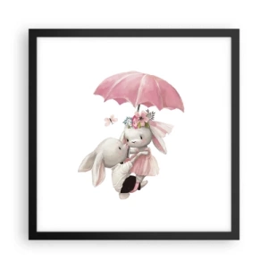 Plagát v čiernom ráme - To je láska - 40x40 cm