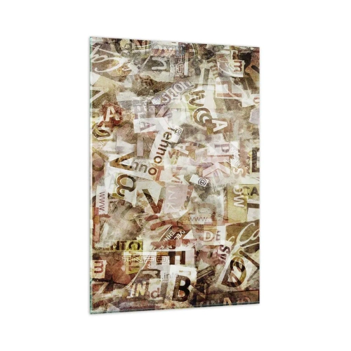 Obraz na skle - Táraniny - 80x120 cm