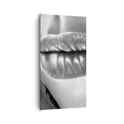 Obraz na plátne - Viem, na čo myslíš… - 65x120 cm