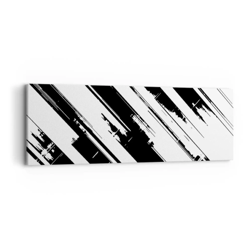 Obraz na plátne - Intenzívna a dynamická kompozícia - 90x30 cm